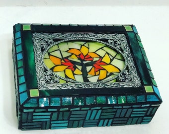 Mosaic jewelry box