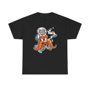 F4NT4STIC LOONEY TUNES ROAD RUNNER FACE - Camiseta Estampada - Black