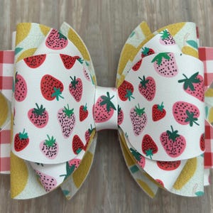 Stanley Butter Peach Whip Cabana Gloss Pomelo Strawberry Lemonade Straw Topper Bow