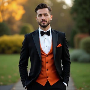 Men&#39;s 3 Piece Suit - Custom Groomsmen Suit - Slim Fit Suit Men - Bespoke Tailoring Fit - Event Men&#39;s Suit