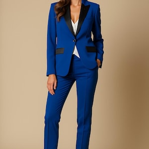 Damen 2-teiliger Anzug - Maßgeschneidertes Blazer-Set - Benutzerdefiniertes formelles Outfit - Brautjungfernkleid - Abschlussballkleid