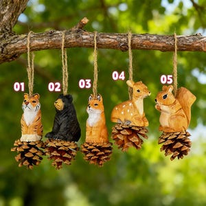 Handmade Animal Wood Carving, Study Room Desktop Ornament, Natural Style Home Decor, Wall-Mounted Accessory