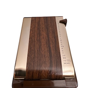 Klasyczny indeks adresów telefonicznych BATES Flip Finder Klasyczny model Nowy bez kart 8,25x5,25x1,5”