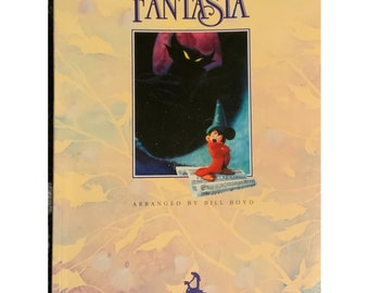 Walt Disneys Fantasia Arrange by Bill Boyd,  Piano Music, Easy Piano, VTG