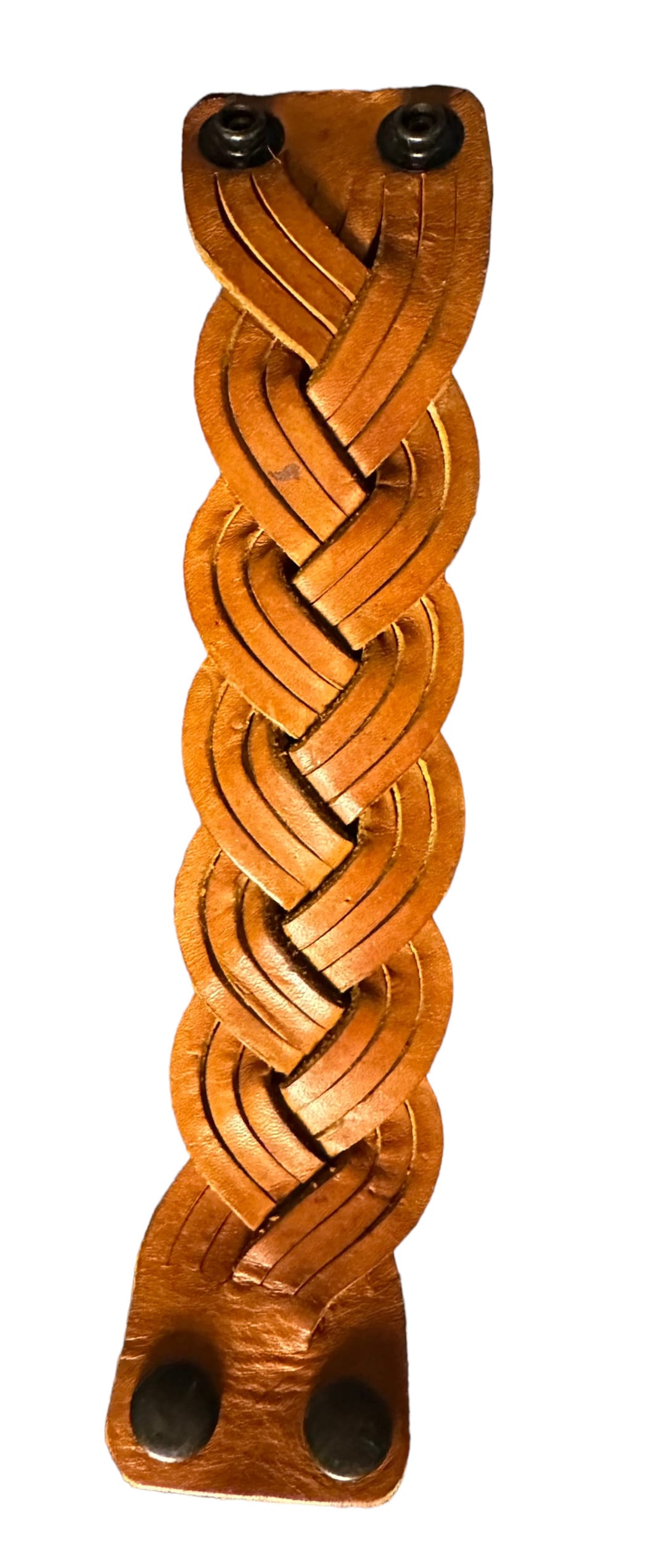 Ifinity Braid Leather Infinity Braid Cuff Bracelet, Made to Order - Etsy
