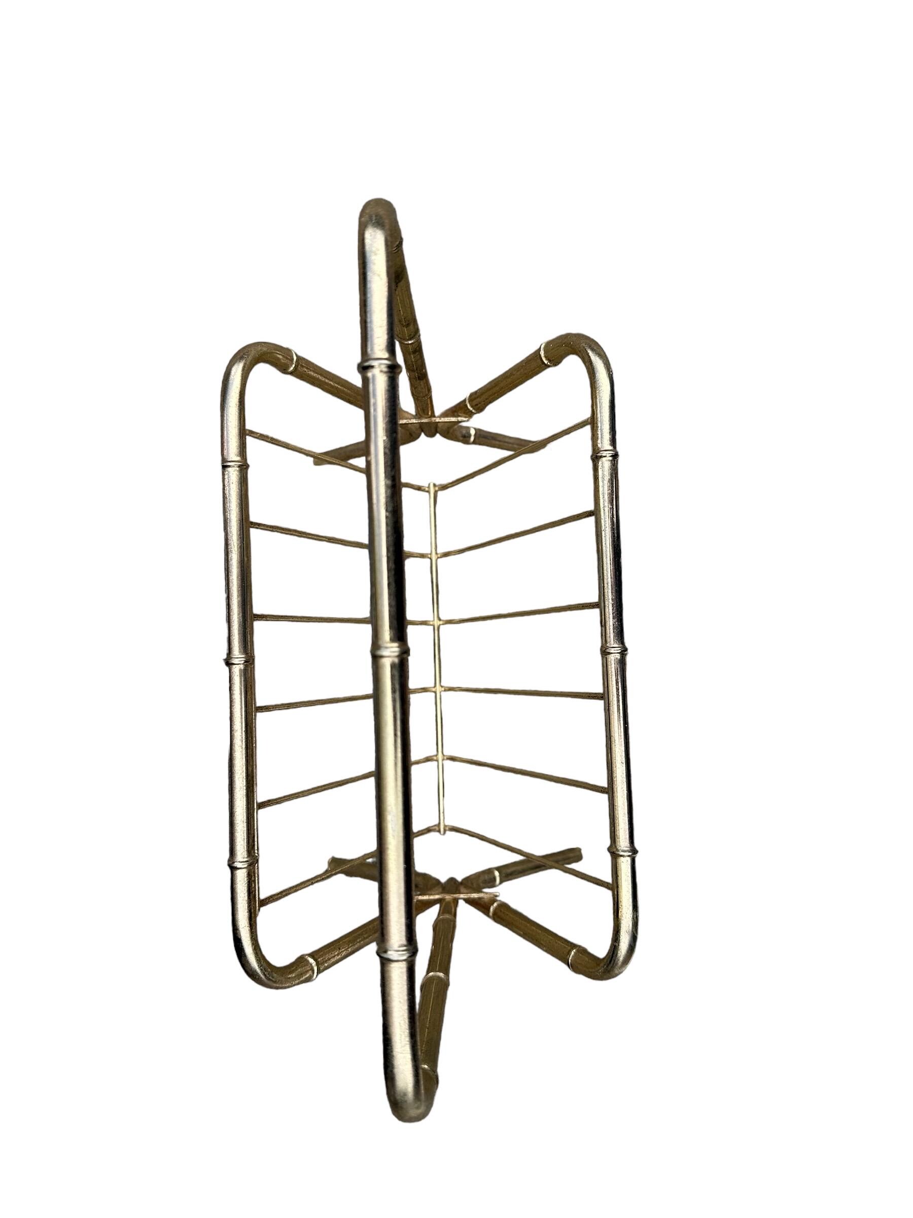 VTG Mid Century Modern Hollywood Regency Metal Bamboo Brass VTG Mid Century Modern Hollywood Regency Metal Bamboo Brass