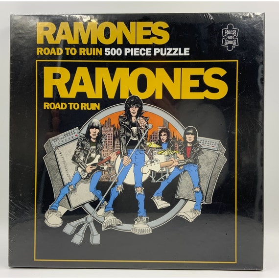 Ramones 500 Piece Puzzle Road to Ruin, New Album Cover Art Rock