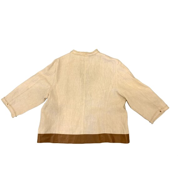 Chicos linen jacket best sale