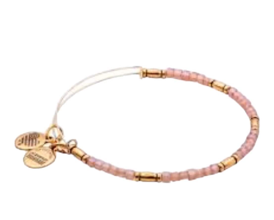 ALEX and ANI Pale Peach Zephyr Beaded Bangle NEW Etsy