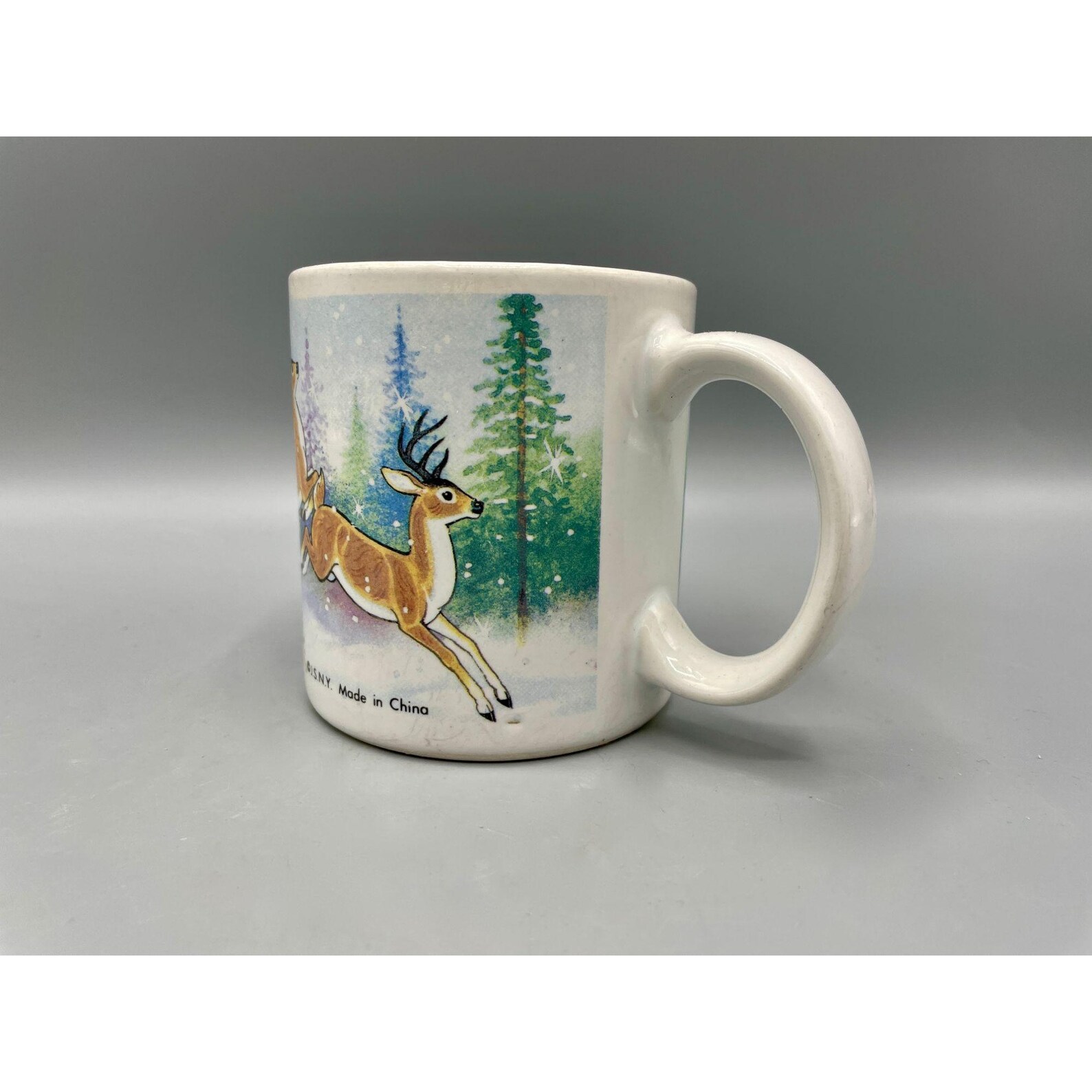 Deer Ceramic Mug VIntage Etsy