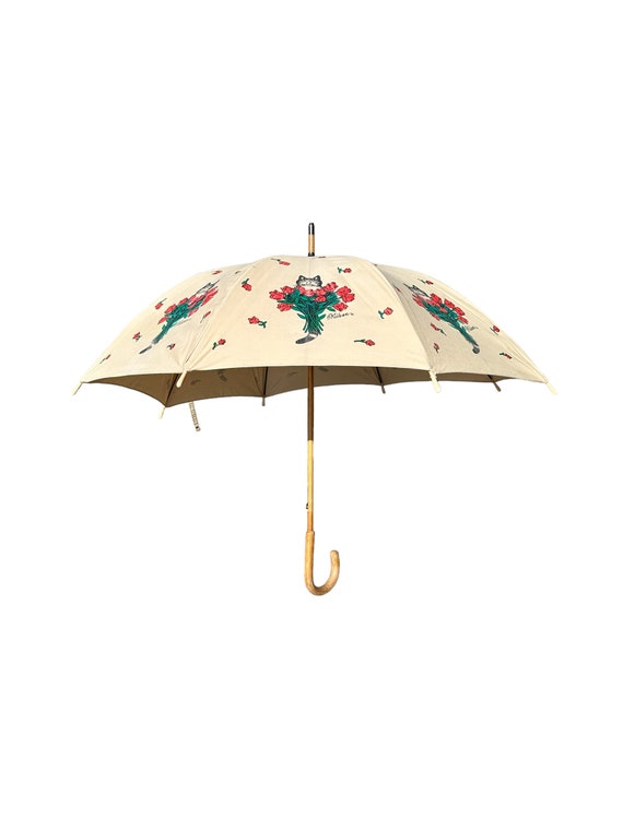 B Kliban Cat Umbrellas, 1980s American Umbrella Co