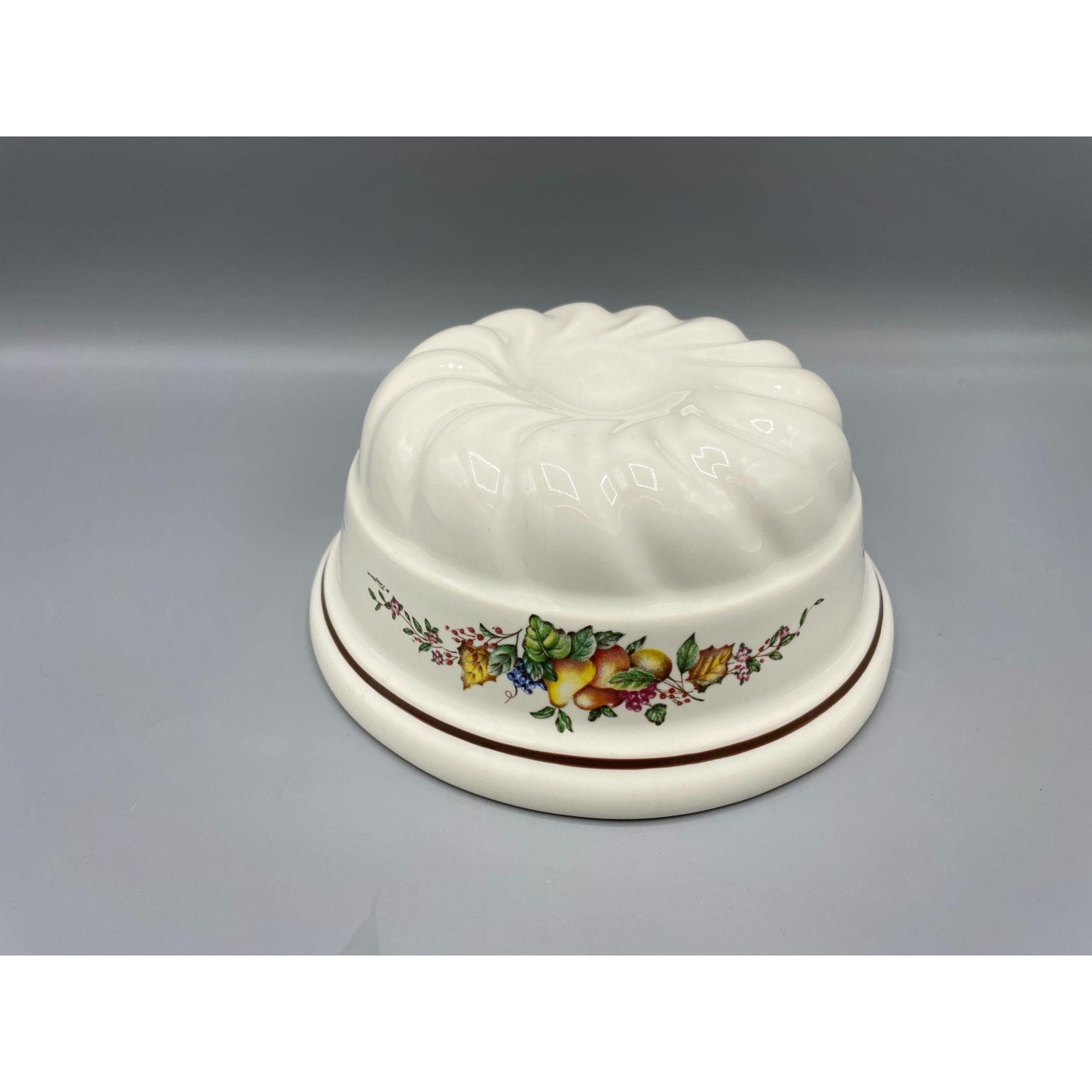 Ceramic Bundt Pan With Flowers Wall Hanging TELEFLORA Etsy