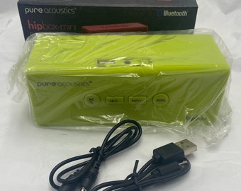 Bluetooth Mini Speaker, Neon Acid Green, Orange NOS