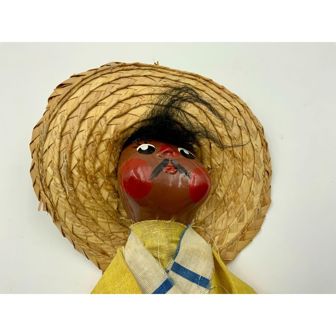 Mexican Beer Sombrero Puppet VTG 15 Etsy