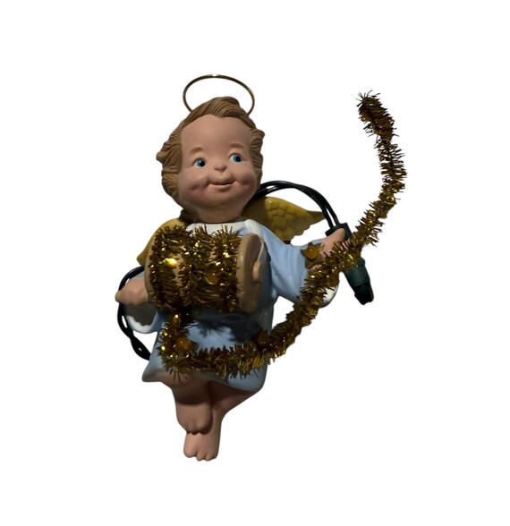1991 Hallmark Keepsake Ornament Sparkling Angel Magic Blinking