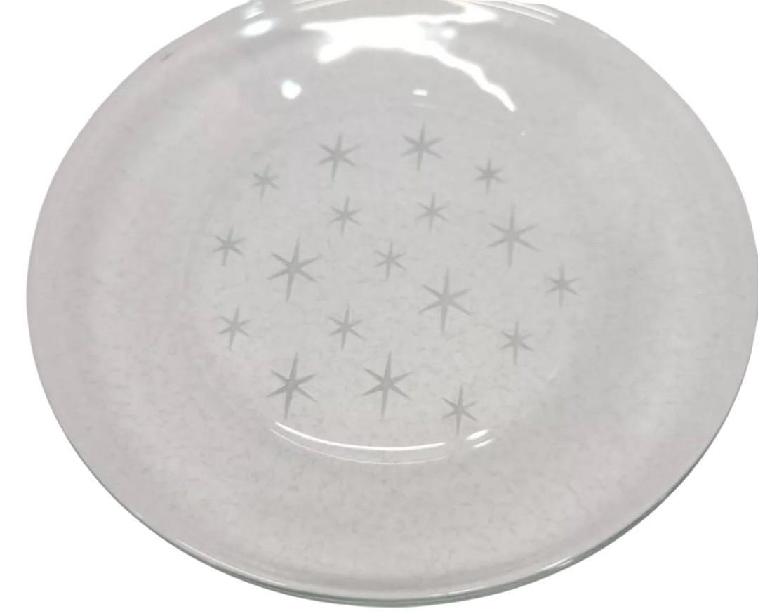 Martha Stewart Everyday Glassware TWINKLING STARS 10.5” Dinner
