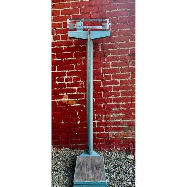 Detecto Scales Blue Model 239 a Doctor Medical Office Official Platform Scale