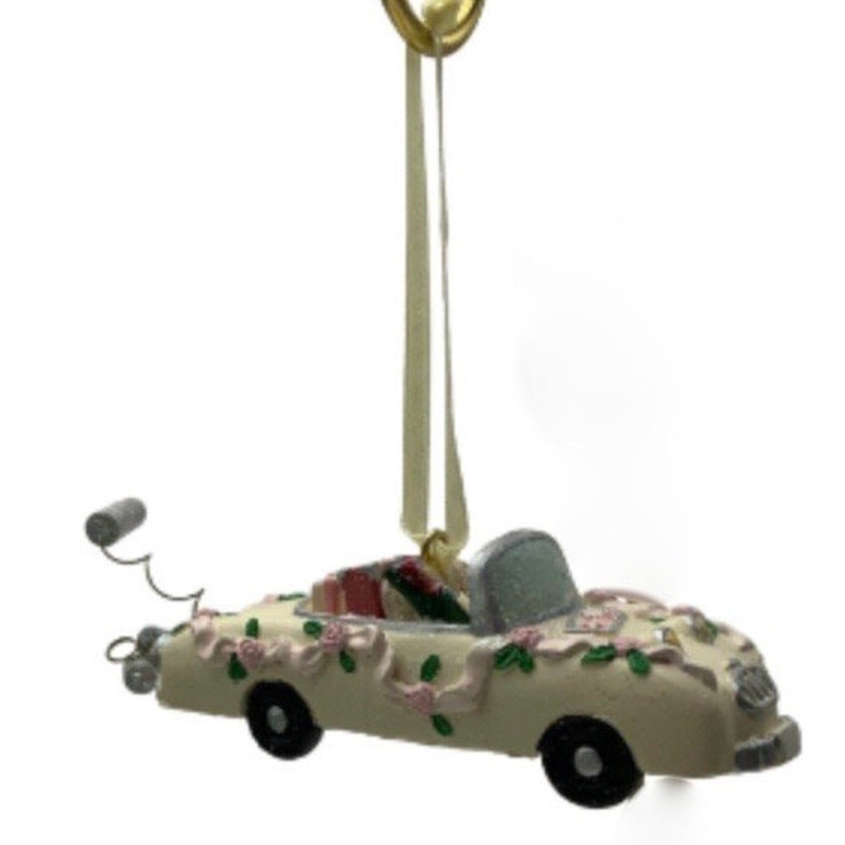 Just Married Classic Car Christmas Ornament Tin Cans Presents Convertible - Etsy