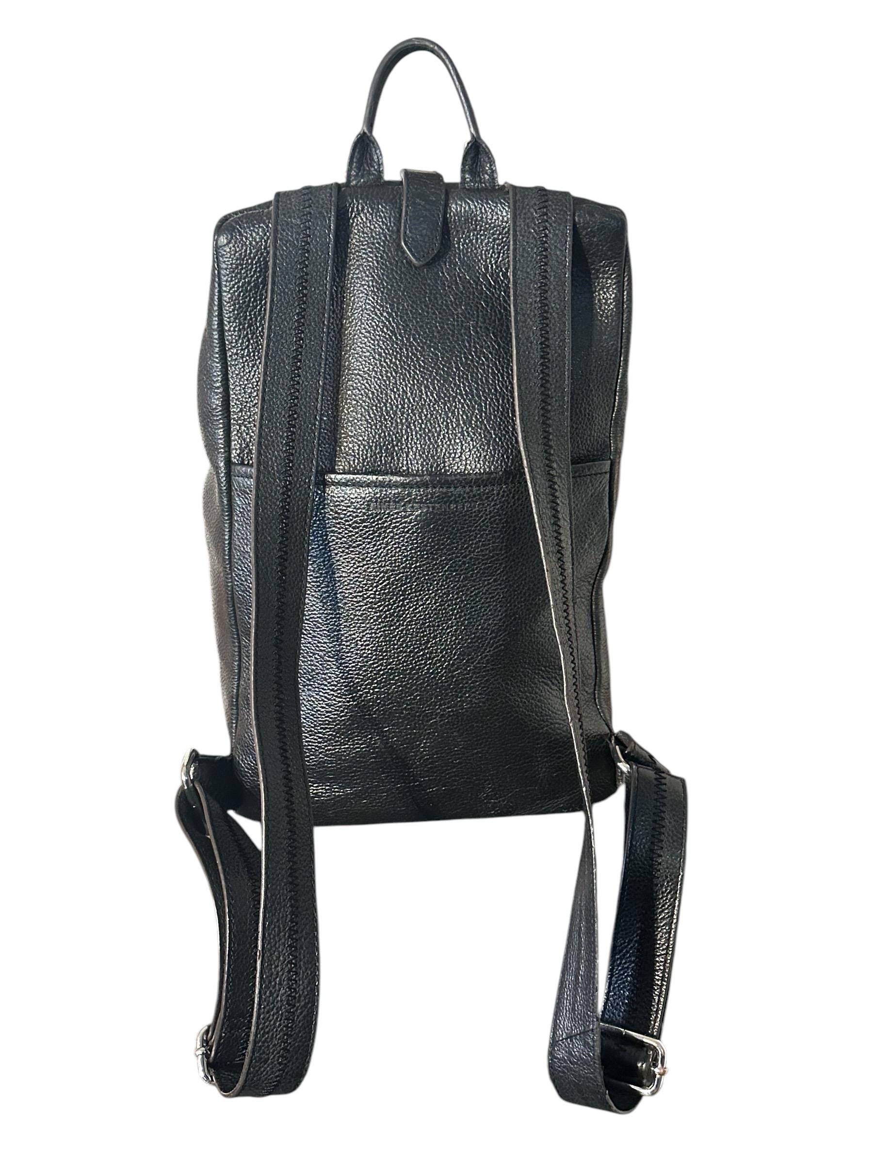 Aimee Kestenberg Black Leather Tamitha Zipper Backpack Moto Biker‎ tamitha-sling-chestnut_3.jpg main image 4