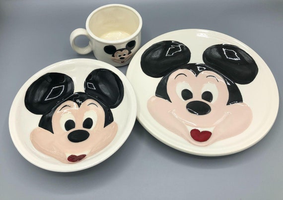 Royal Doulton, Mickey Mouse 3 Piece Set, Mickey Mouse Child's Set