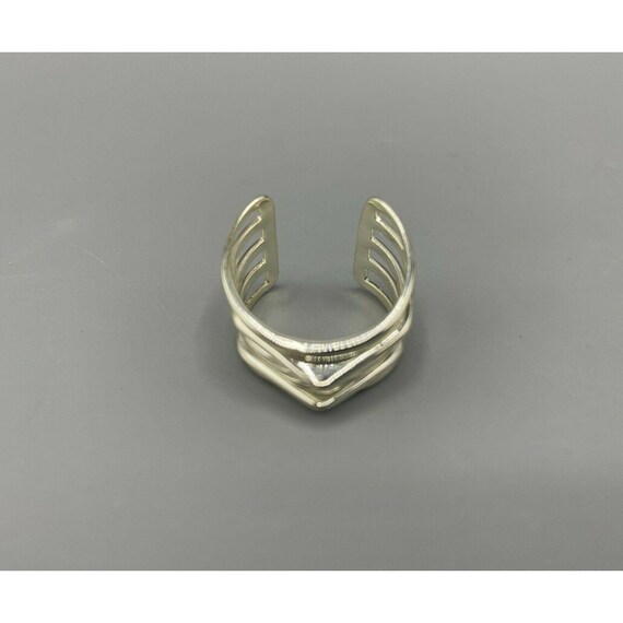 Stella & Dot, Silver Tone Stack Look Ring, Size 7.5