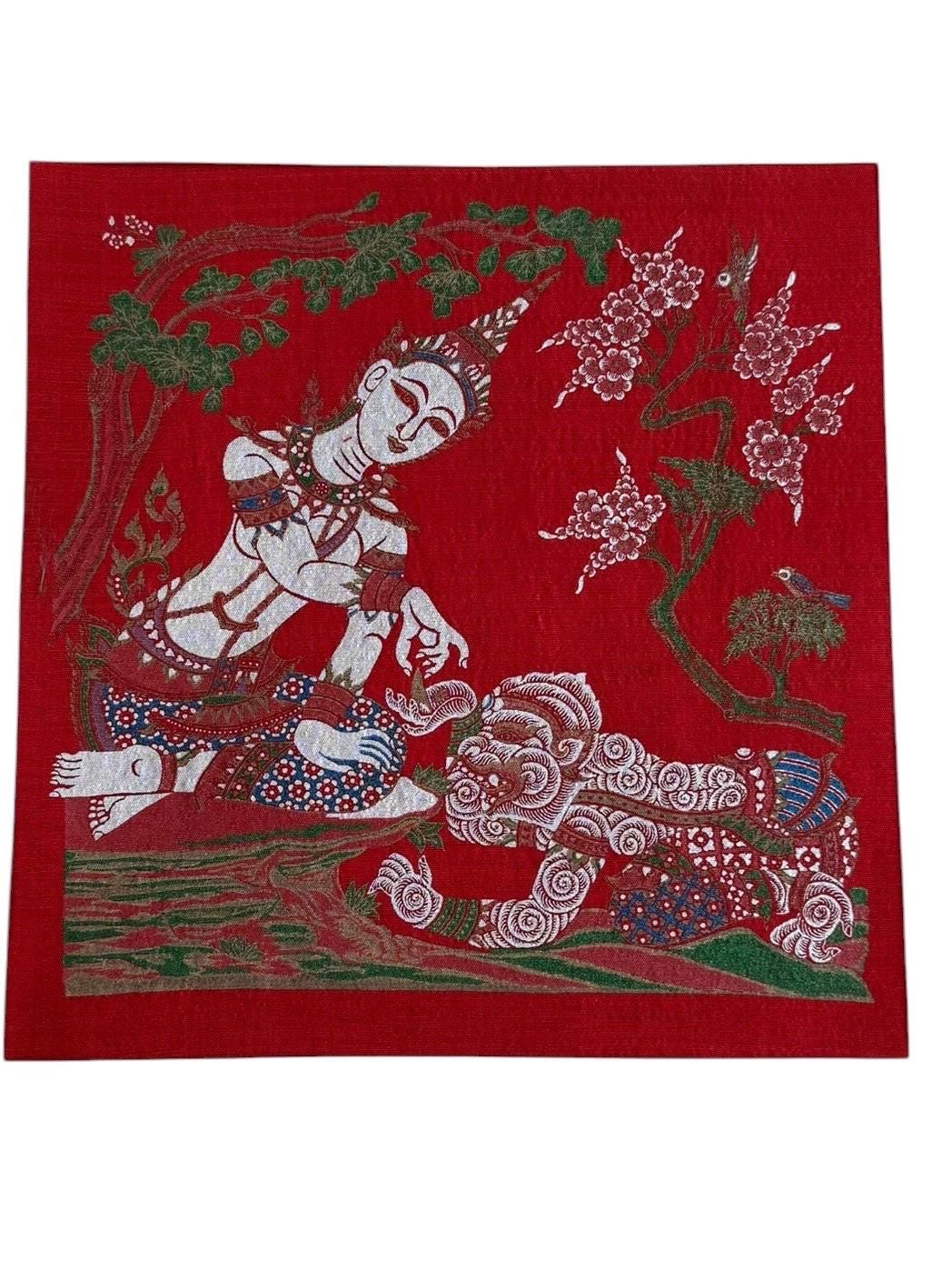 Thai Dancer Painting - Etsy
