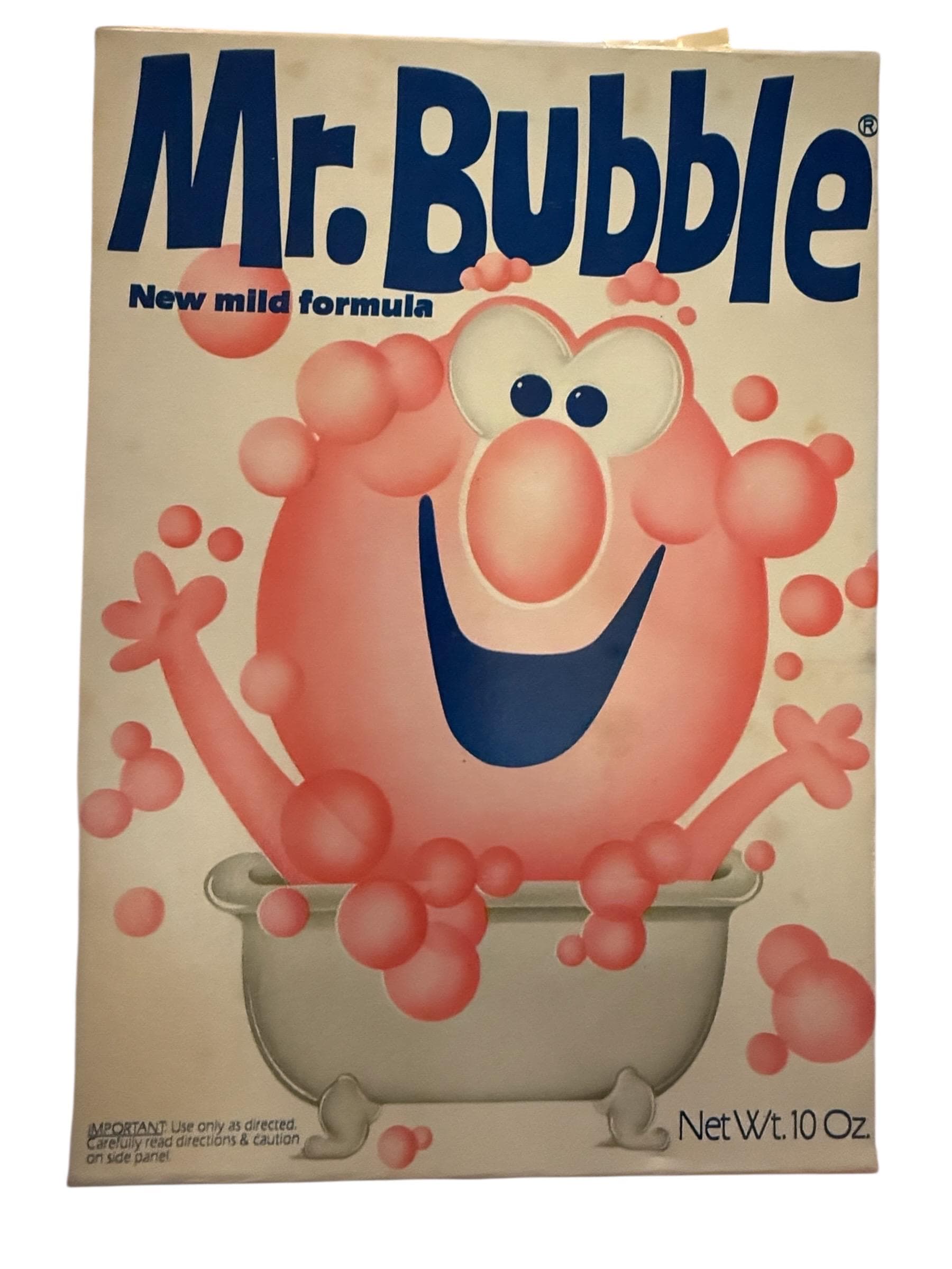 Vintage MCM 1970's Mr.bubbles Mild Formula Bubble Bath Soap Box
