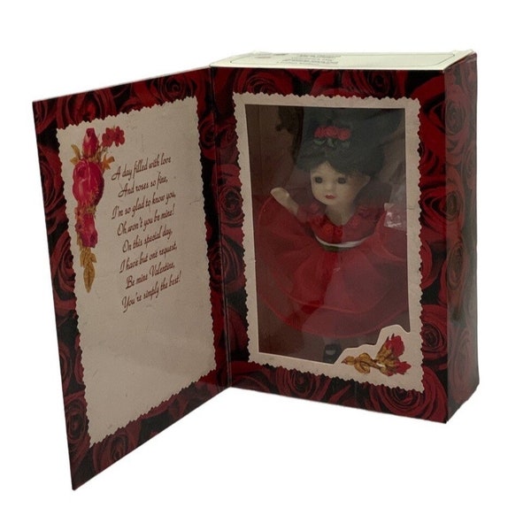 Happy Valentines Day  Marie Osmond Doll In Gift box New Vintage Porcelain