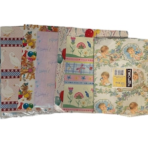 Choice of Gift Wrapping Paper Vintage, amounts vary