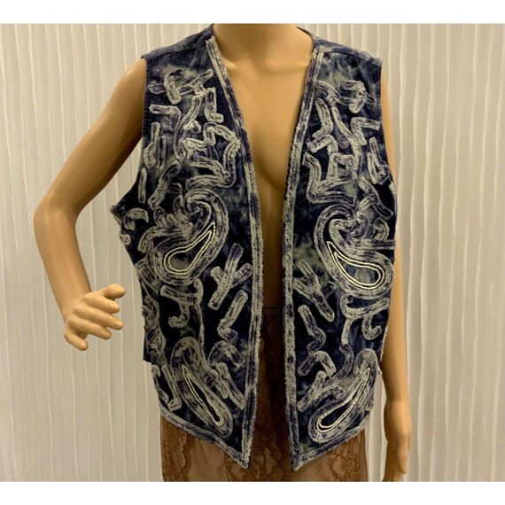 Ladies Denim Vest Size 