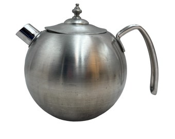 Chantal 1.5 Quart SL37-15BRS Stainless Steel Teapot Kettle Handle Lid Spout