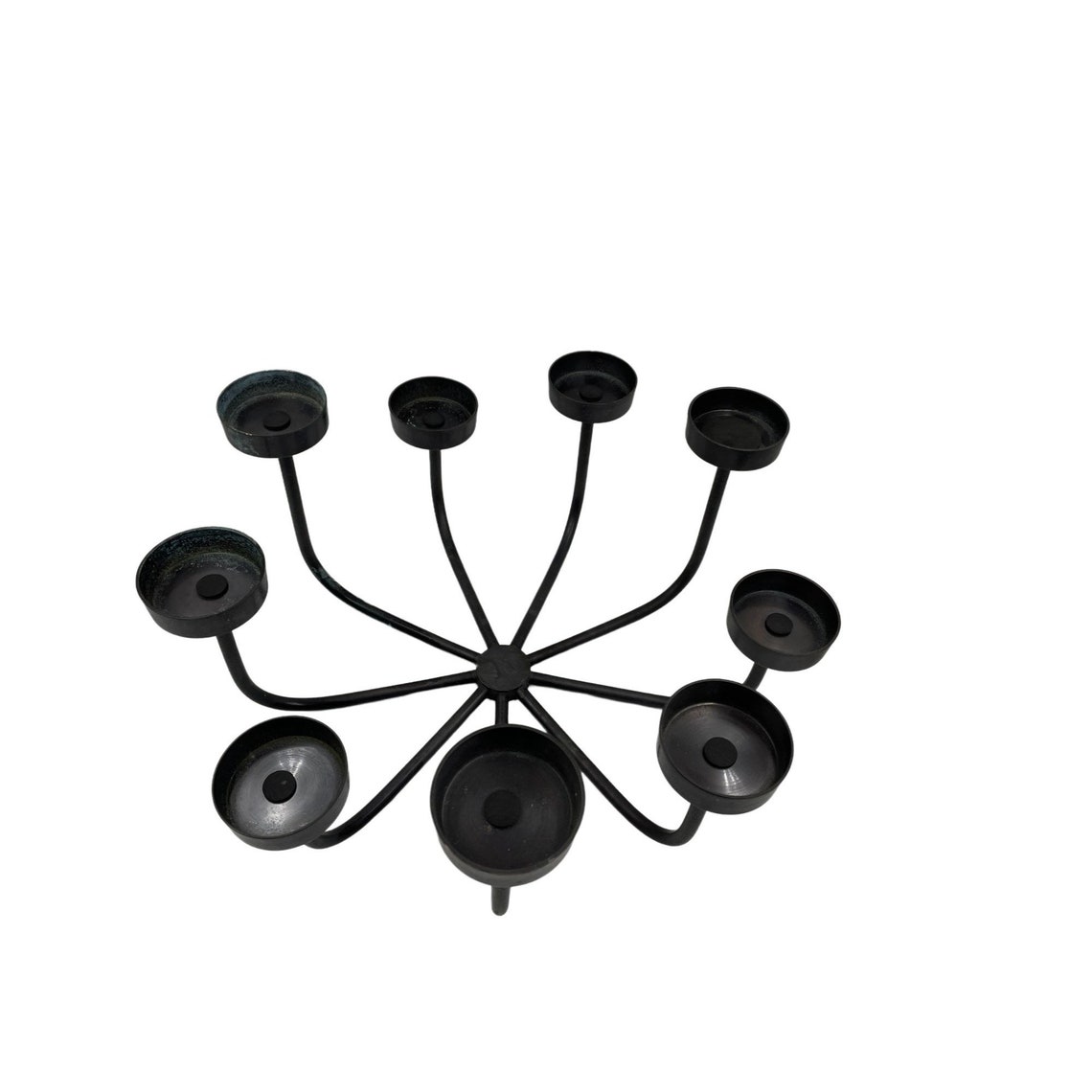 Crate and Barrel Big Bronze Candelabra Contemporary for Etsy