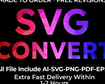 Image to Vector Conversion Service – Manual Trace, SVG Redraw