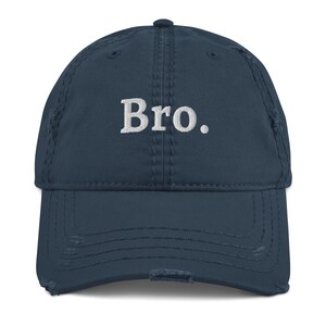 Gorra de papá desgastada, gorra informal, regalo para papá, gorra bordada, estilo vintage, accesorios para atuendos informales.
