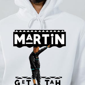 Martin In Black | Martin Get Tah Steppin | PNG | Sublimation Design | Instant Download | Digital File