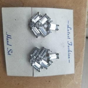 Dead stock clip on earrings