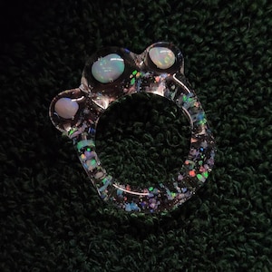 Add on Opal options for additions to another ring order in this ZU Glass shop~ Not Sold Separately~ **Not Sold Separately**