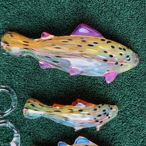 Glass Fish Bowl Salmon Trout Steelhead Hitter image 5