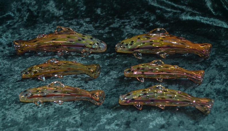 Glass Fish Bowl Salmon Trout Steelhead Hitter image 8
