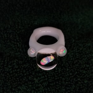 Add on Opal options for additions to another ring order in this ZU Glass shop~ Not Sold Separately~ **Not Sold Separately**