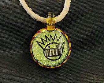 WEEN Boognish Dichroic Image Pendant Necklace