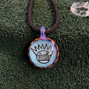 WEEN Boognish Dichroic Image Pendant Necklace