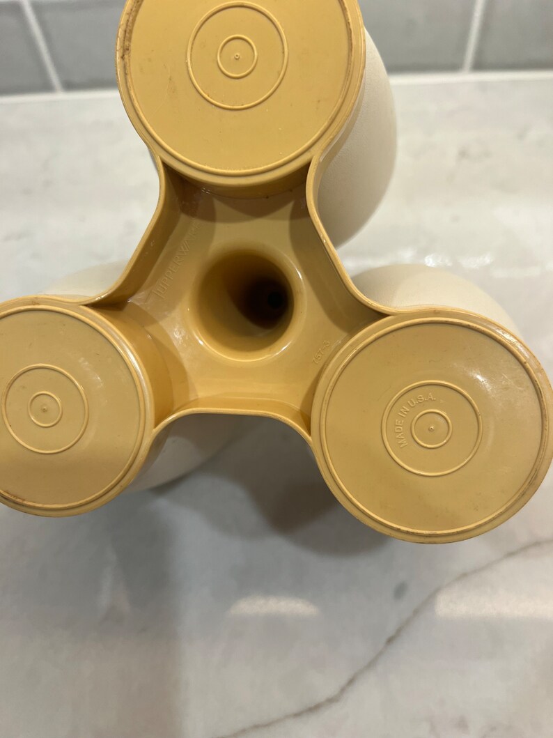 Tupperware Bottom Vintage Tupperware Condiment Serving Set W/ 2 Spoons. #757 - Etsy