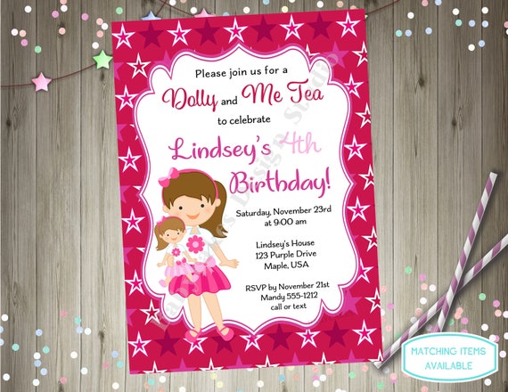 dolly and me tea party