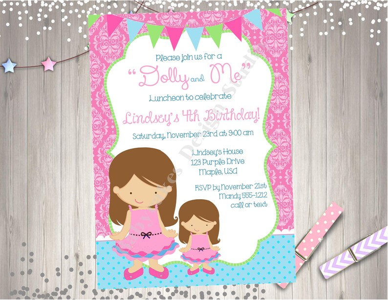 dolly and me tea party
