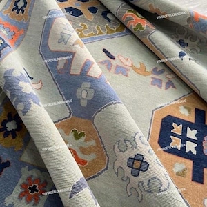 10x14 Antique Modern oushak 9x12 Colorful Oushak,  Handmade rug, Handknotted rug, Turkish knot, Oushak 8X10 , 12X18