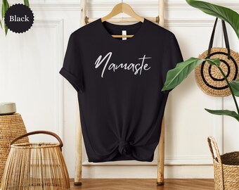 ナマステ Tシャツ ヨガ服 ヨガシャツ ヨガプレゼント ヨガママギフト ヨガママシャツ ナマステTシャツ