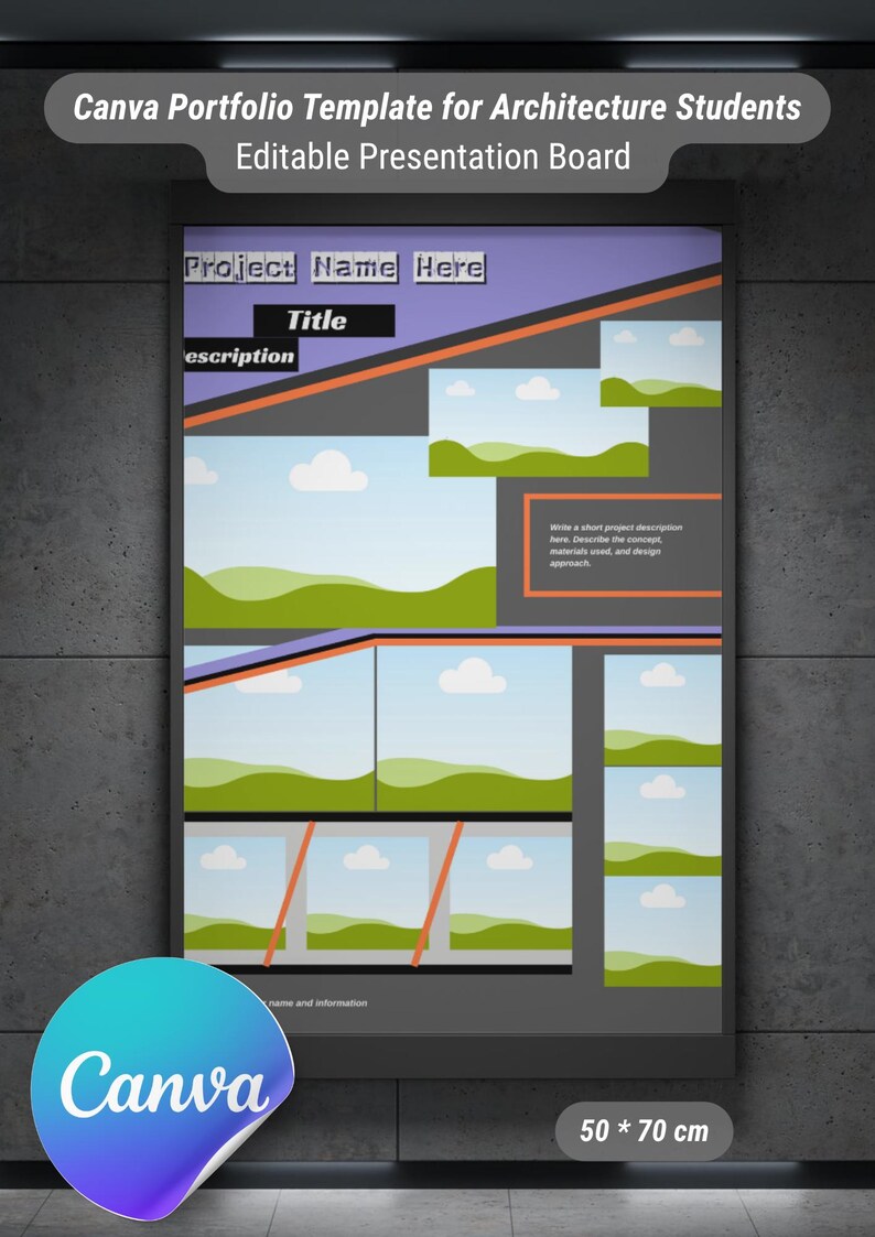 Editable Architecture Presentation Template | Canva | Final Jury Board ...