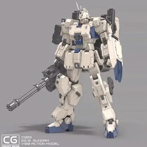 RX-79 EZ8 STL Figure | Ground Gundam Mecha 3D Print Model | Real Robot Fanart Kit | High Detail Resin STL Model Instant Download