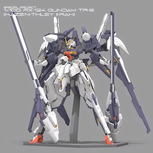 Gundam TR-6 Haze’n-thley II-Rah Stl, Titans Mecha Fanart 3D Print Model | Transforming Gundam | High Detail Resin STL Model Instant Download